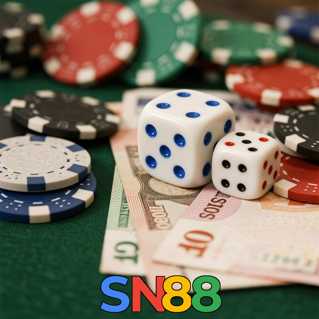 SN88：Jogue slots, aposte no futebol e vença em grandes mesas de poker!